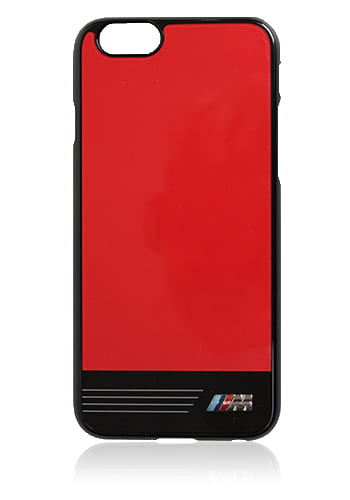 BMW Hard Cover Glossy Plate Red, M Collection für Apple iPhone 6/6s, BMHCP6GPRE, Blister