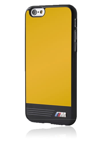 BMW Hard Cover Glossy Plate Yellow, M Collection für Apple iPhone 6/6s, BMHCP6GPYE, Blister