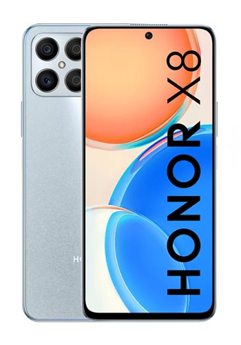 Honor X8 Dual Sim Titanium Silver, 6GB RAM, 128GB