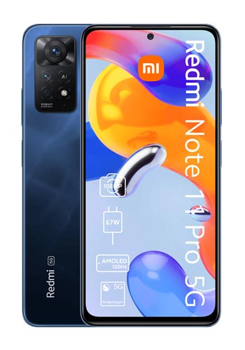 Xiaomi Redmi Note 11 Pro 5G 6GB RAM, 128GB, Atlantic Blue