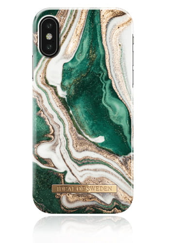 iDeal of Sweden Fashion Case Golden Jade Marble, für Apple iPhone X/XS, Blister