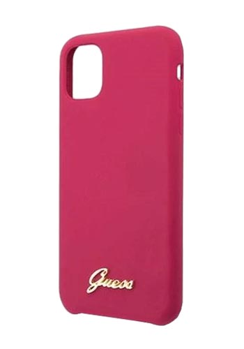 GUESS Hard Cover Silicone Vintage ndy, für Apple iPhone 11 Pro Max, GUHCN65LSLMGR, Blister