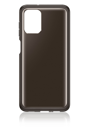 Samsung Soft Clear Cover Black, für Samsung A125 Galaxy A12, EF-QA125TB, Blister