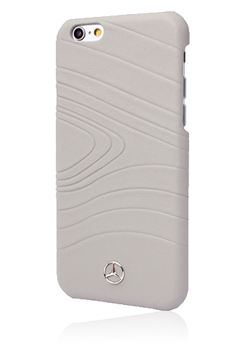 Mercedes-Benz Hard Cover Leather Crystal Grey, Organic IV Line, für Apple iPhone 6/6s, MEHCP6OLGR, Blister