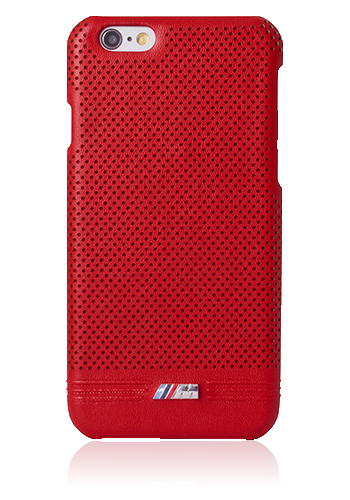 BMW Hard Cover Adrenaline Embossed Lines Red, M Collection, für Apple iPhone 6/6s, BMHCP6MPERE, Blister