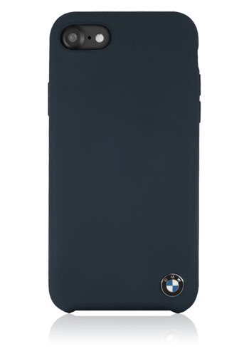 BMW Hard Cover Silicon Navy Blue, Signature für Apple iPhone 8/7/6s/6, BMHCP7SILNA