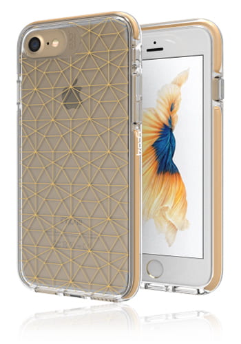 Gear4 D3O Cover Gold, Victoria Geometric für Apple iPhone 8/7/6s/6, IC67VICGGLD, Blister