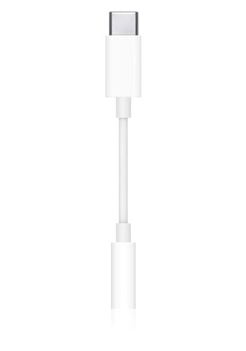 Apple USB-C auf 3.5 mm Kopfhöreranschluss Adapter White, MU7E2ZM/A