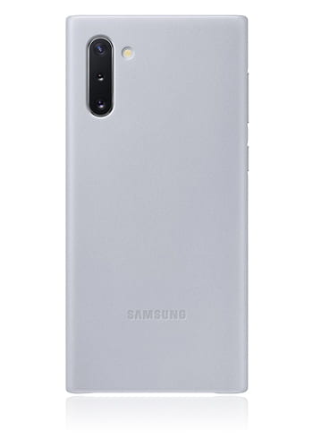 Samsung Leather Cover Gray, für Samsung N970 Galaxy Note 10,EF-VN970LJEG, Blister