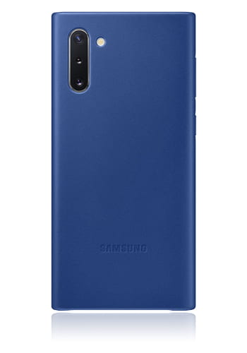 Samsung Leather Cover Blue, für Samsung N970 Galaxy Note 10,EF-VN970LLEG, Blister