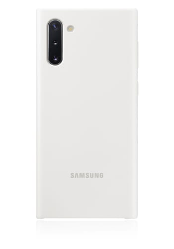 Samsung Silicone Cover White, für Samsung N970 Galaxy Note 10, EF-PN970TW, Blister