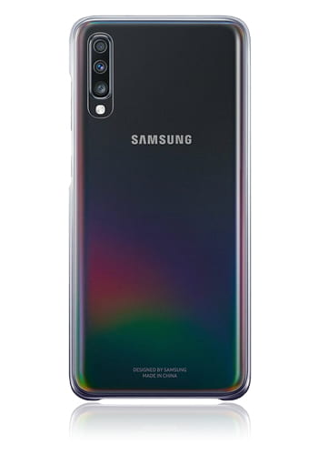 Samsung Gradation Cover Black, für Samsung A705 Galaxy A70, EF-AA705CB, Blister