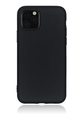MTM TPU Silicon Cover Black, für Apple iPhone 11 Pro, Bulk