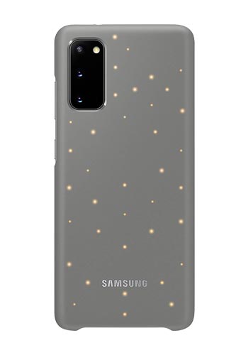 Samsung LED Cover Grey, für Samsung G980F Galaxy S20, EF-KG980CJ, Blister