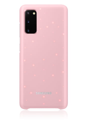 Samsung LED Cover Pink, für Samsung G980F Galaxy S20, EF-KG980CP, Blister