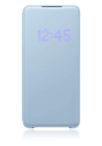 Samsung LED View Cover Book Style Sky Blue, für Samsung G985F Galaxy S20 Plus, EF-NG985PL, Blister