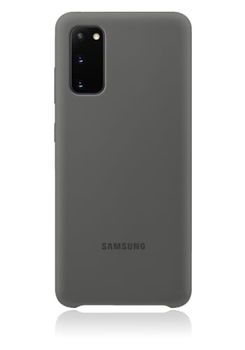 Samsung Silicone Cover Grey, für Samsung G980F Galaxy S20, EF-PG980TJ, Blister