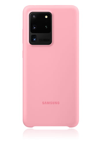 Samsung Silicone Cover Pink, für Samsung G988F Galaxy S20 Ultra, EF-PG988TP, Blister