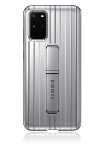 Samsung Protective Standing Cover Silver, für Samsung G985F Galaxy S20 Plus, EF-RG985CS, Blister