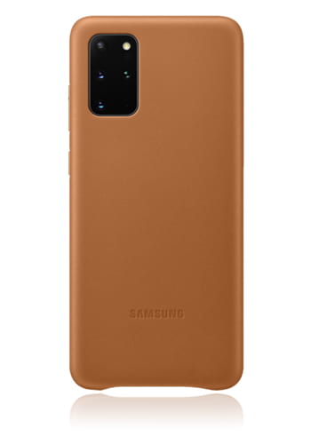 Samsung Leather Cover Brown, für Samsung G985F Galaxy S20 Plus, EF-VG985LA, Blister
