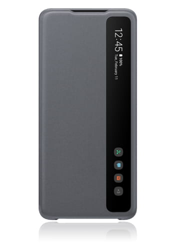 Samsung Clear View Cover Grey, für Samsung G988F Galaxy S20 Ultra, EF-ZG988CJ, Blister