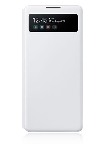 Samsung S View Wallet Cover White, für Samsung G770 Galaxy S10 Lite, EF-EG770PW, Blister