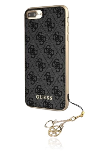 GUESS Hard Cover Charms 4G Grey, für Apple iPhone X / Xs, GUHCPXGF4GGR, Blister