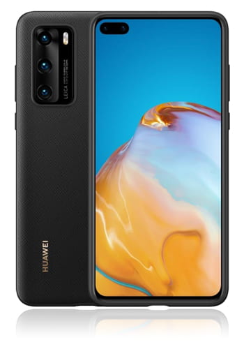 Huawei PU Plastic Cover Black, für Huawei P40, 51993709, Blister