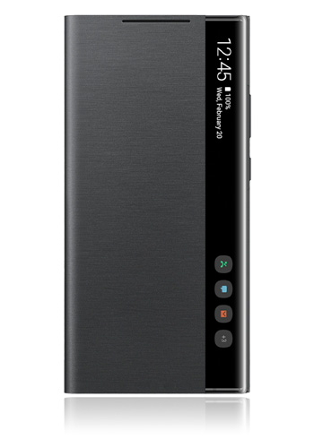 Samsung Clear View Cover Black, für Samsung N985 Galaxy Note 20 Ultra, EF-ZN985CB, Blister