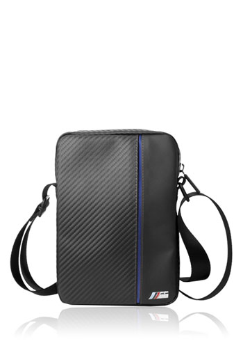 BMW Travel Bag 9-10 Zoll Carbon Inspiration Black-Blue, M Collection, Universal, BMTB10CAPNBK, Blister