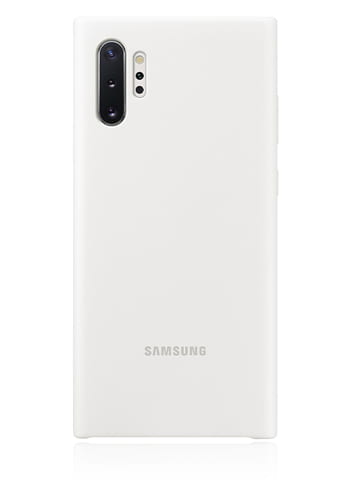 Samsung Silicone Cover White, für Samsung N975 Galaxy Note 10 Plus, EF-PN975TW, Blister
