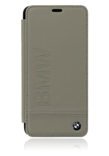 BMW Book Case Logo Imprint Beige, Signature Collection für Samsung G960 Galaxy S9, BMFLBKS9LLST, Blister