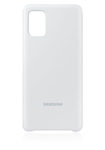 Samsung Silicone Cover Silver, für Samsung A715F Galaxy A71, EF-PA715TS, Blister