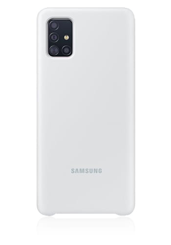 Samsung Silicone Cover White, für Samsung A515F Galaxy A51, EF-PA515TW, Blister