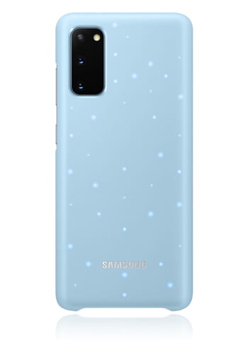 Samsung LED Cover Sky Blue, für Samsung G980F Galaxy S20, EF-KG980CL, Blister