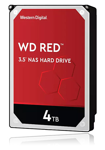 Western Digital Red interne HDD 4TB, 3,5 Zoll, 5400 RPM, WD40EFAX