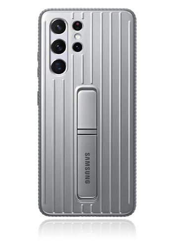 Samsung Protective Standing Cover Light Gray, für Samsung G998F Galaxy S21 Ultra, EF-RG998CJ, Blister