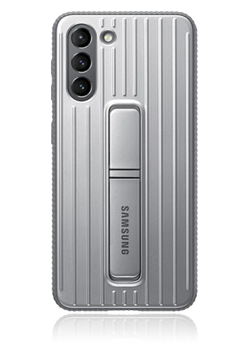 Samsung Protective Standing Cover Light Gray, für Samsung G991F Galaxy S21, EF-RG991CJ, Blister