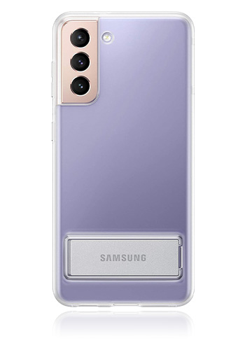 Samsung Clear Standing Cover Transparent, für Samsung G991 Galaxy S21, EF-JG991CT, Blister
