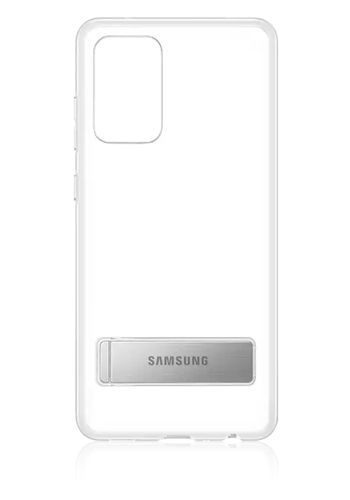 Samsung Clear Standing Cover Transparent, für Samsung A725 Galaxy A72, EF-JA525CT