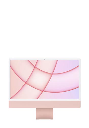 Apple iMac 24 Zoll (2021) 4,5K Retina Display Pink, 7-Core, 256GB, MJVA3D/A