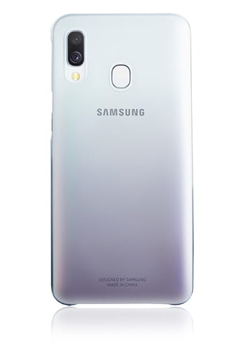 Samsung Gradation Cover Black, für Samsung A405F Galaxy A40, EF-AA405CB, Blister