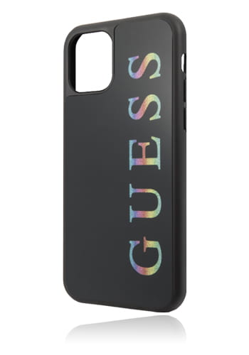 GUESS Hard Cover Multicolor Glitter Black, für Apple iPhone 11 Pro, GUHCN58LGMLBK, Blister