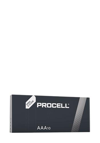 Duracell Procell Batterie Alkaline Micro, AAA, LR03, 1.5V, 123595, (10-Pack)