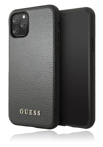 GUESS Hard Cover Iridescent Black, für Apple iPhone 11 Pro Max, GUHCN65IGLBK, Blister