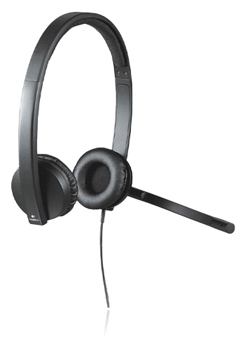 Logitech H570e Stereo Headset Black, 981-000575, Universal, Blister