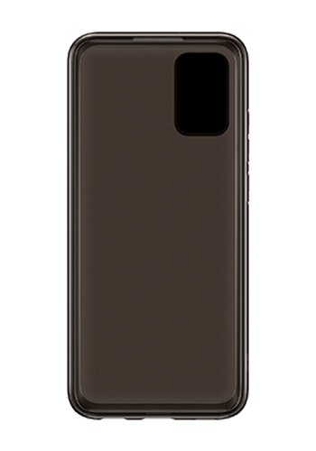 Samsung Soft Clear Cover Black, für Samsung A025G Galaxy A02s, EF-QA026TB, Blister