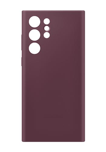 Samsung Silicone Cover Burgundy, für Samsung Galaxy S22 Ultra, EF-PS908TEEGWW, Blister