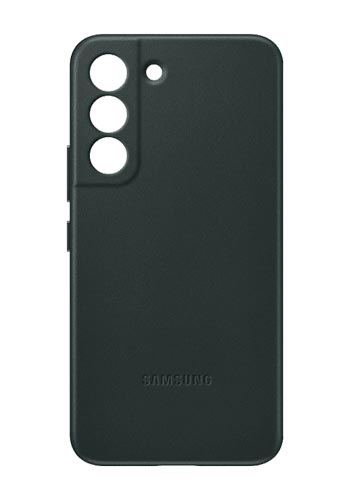 Samsung Leather Cover Green, für Samsung Galaxy S22, EF-VS901LGEGWW, Blister