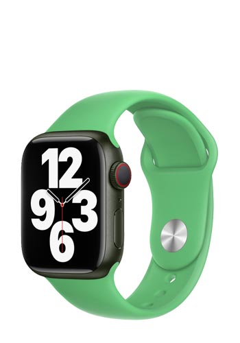 Apple Sportarmband für Watch 41mm (signalgrün) Regular, MN2C3ZM/A